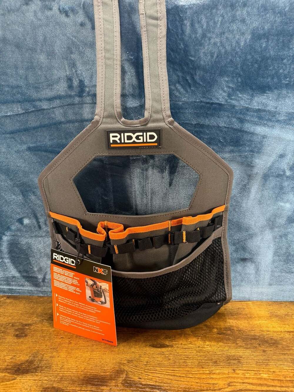 Ridgid Onboard Accessory Organizer Bag For Wet Dry Vacs VT1000 New